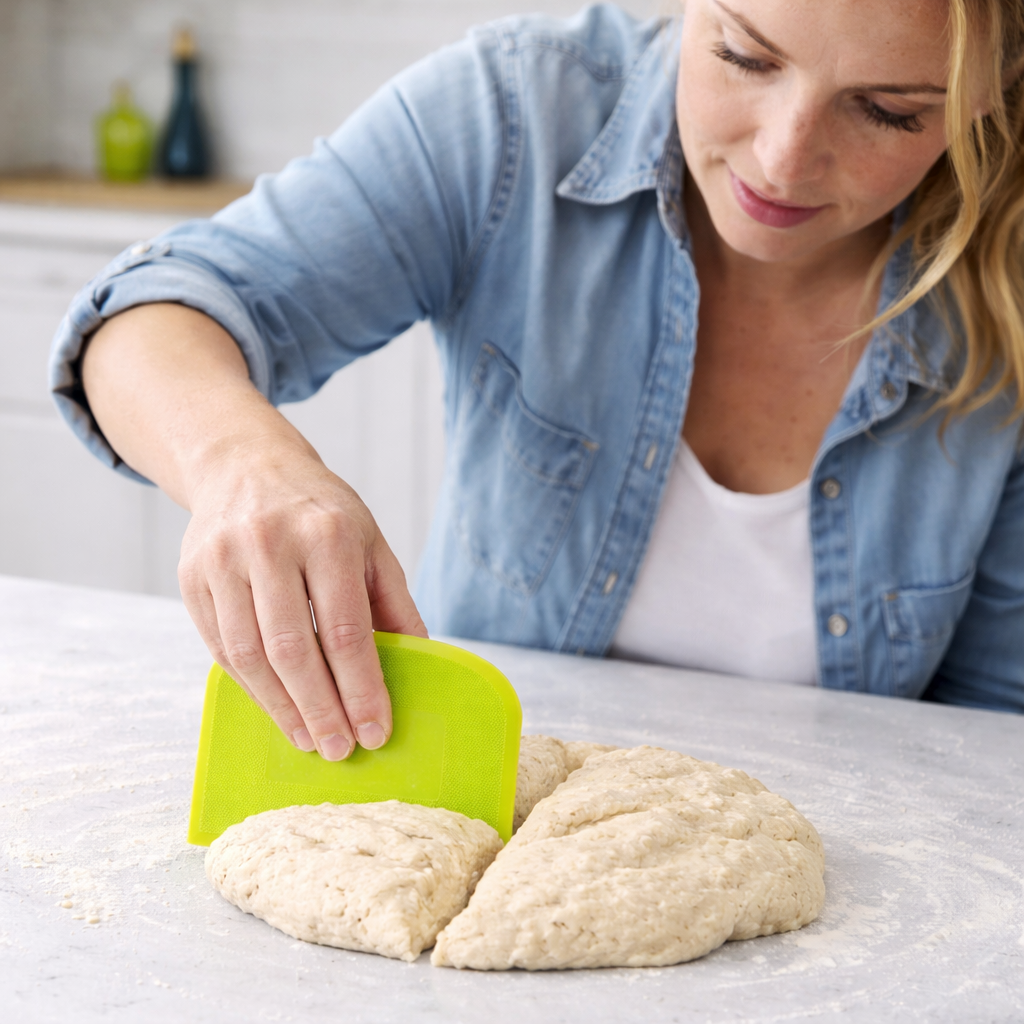Hindlimbs® Set of 2 Food-Grade Plastic Dough Scrapers