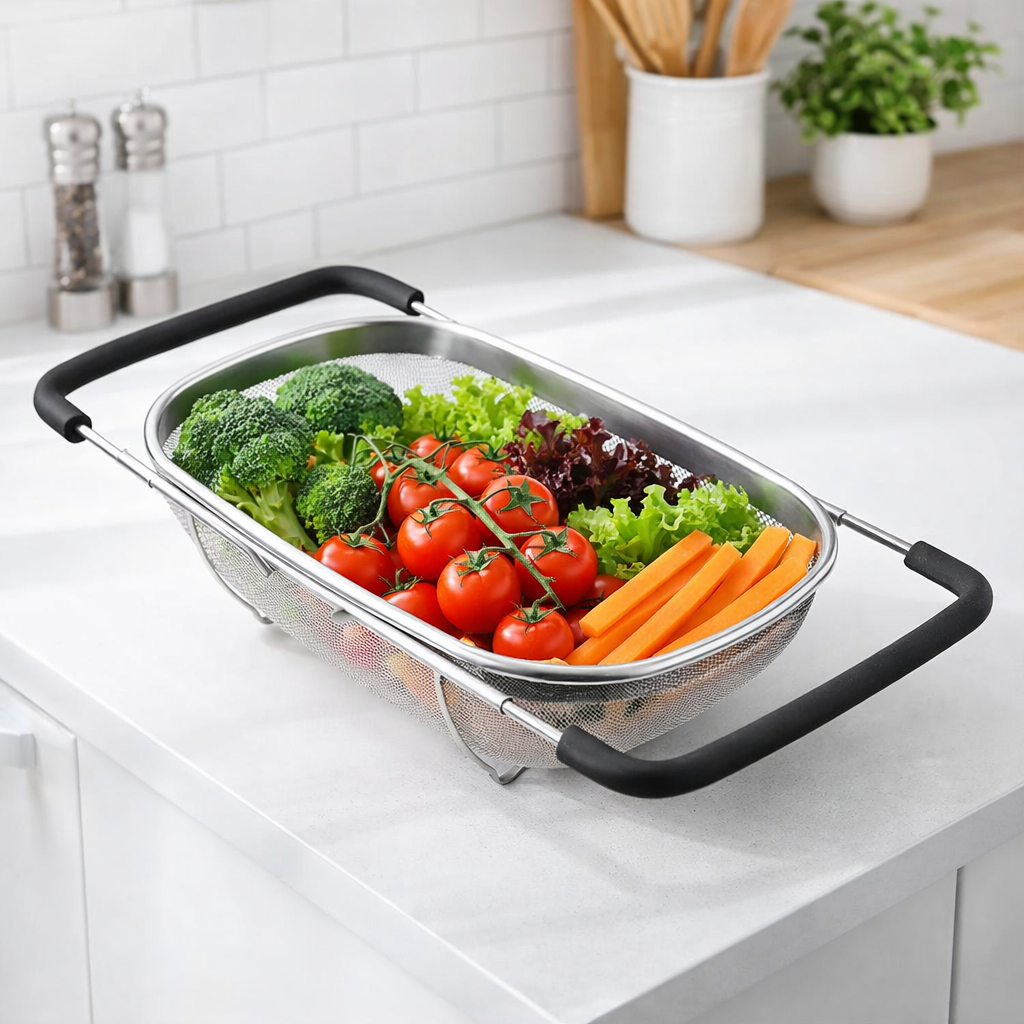 Hindlimbs® Stainless Steel Expandable Strainer Basket